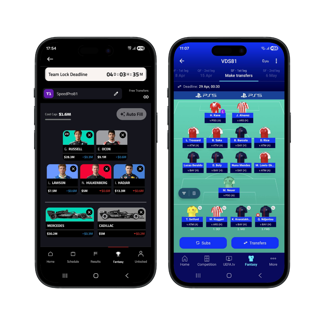 Sports data, fantasy, and live match centre experience
