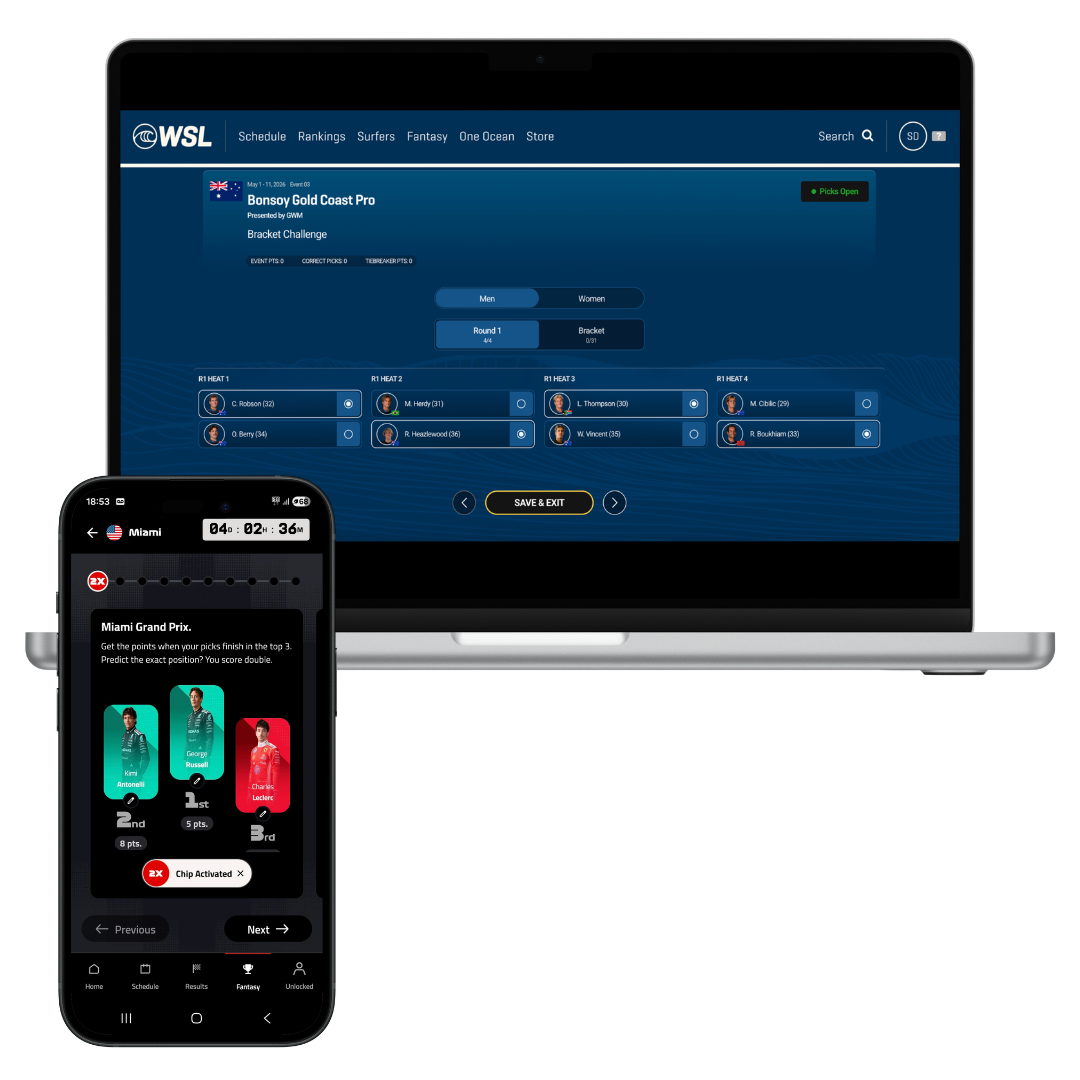Prediction, brackets, and live stats experience