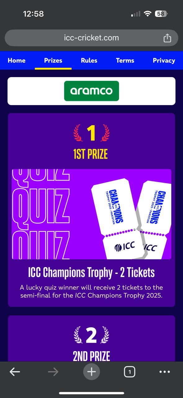 ICC Tournament Hub